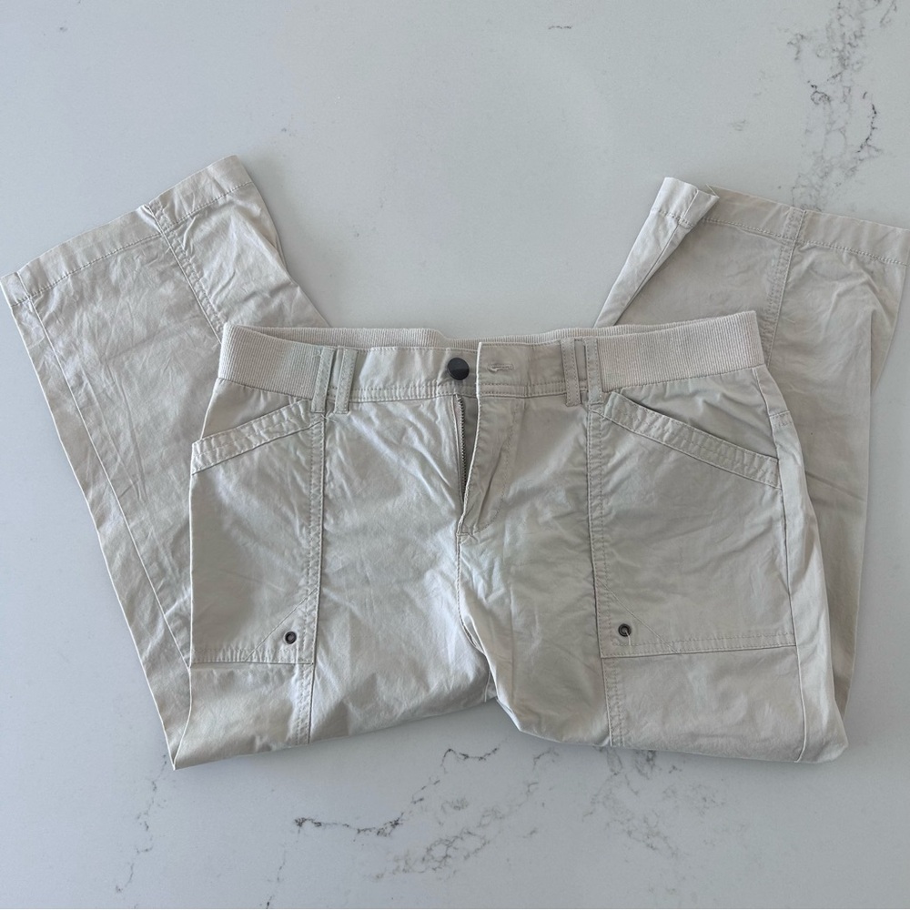 Reitmans capri pants cropped Light Beige women’s 10 utility 90s
